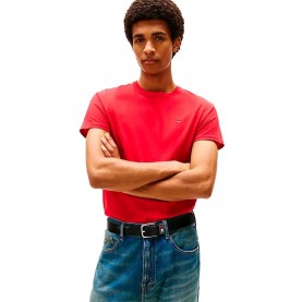 тениска,мъжки,тениски,tommy,jeans,original,regular,fit,crew,short,sleeve,t,shirt,red,(sapphire,red)