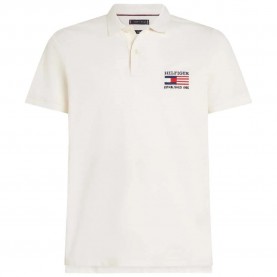 мъжки,блузи,с,яка,tommy,hilfiger,flag,regular,fit,short,sleeve,polo,ivory,petal,(white)