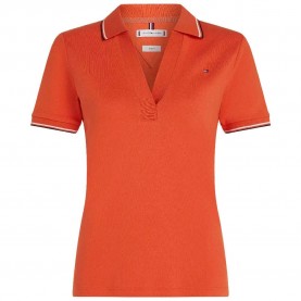 дамски,блузи,с,яка,tommy,hilfiger,open,slim,fit,short,sleeve,polo,orange