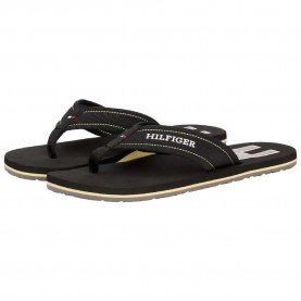 джапанки,мъжки,джапанки,и,чехли,tommy,hilfiger,padded,beach,flip,flops,black