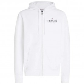 блуза,мъжки,пуловери,tommy,hilfiger,stacked,full,zip,sweatshirt,white