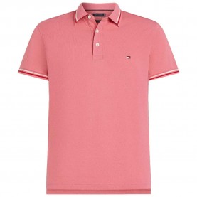 мъжки,блузи,с,яка,tommy,hilfiger,tipped,slim,fit,short,sleeve,polo,pink,(pink,alert)