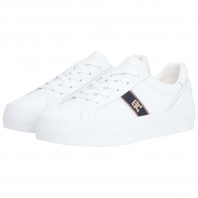 маратонки,дамски,маратонки,tommy,hilfiger,vulc,webbing,trainers,white