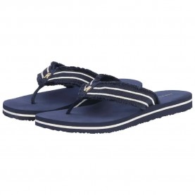 джапанки,дамски,сандали,и,чехли,tommy,hilfiger,webbing,beach,flip,flops,blue,(space,blue)