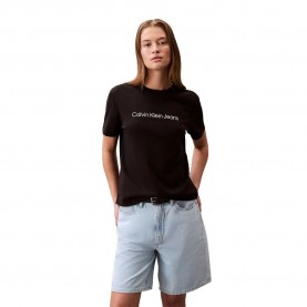 тениска,дамски,тениски,calvin,klein,jeans,graphic,intense,short,sleeve,t,shirt,black