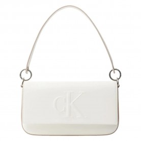 чанти,за,през,рамо,calvin,klein,jeans,sculpted,flap,impress,crossbody,white