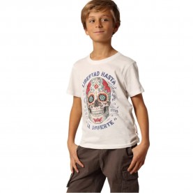 тениска,детски,тениски,deeluxe,craneo,short,sleeve,t,shirt,natural,(beige)
