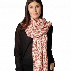 шал,ръкавици,шапки,и,шалове,deeluxe,katchi,scarf,beige,(coral)