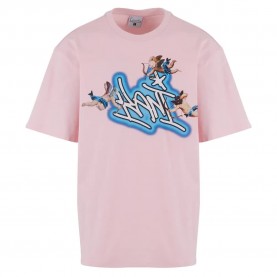 тениска,мъжки,тениски,karl,kani,airbrush,amor,short,sleeve,t,shirt,pink