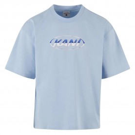 тениска,мъжки,тениски,karl,kani,chrome,logo,crop,short,sleeve,t,shirt,blue,(blue)