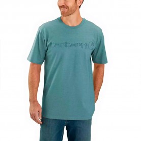 тениска,мъжки,тениски,carhartt,core,logo,relaxed,fit,short,sleeve,t,shirt,summer,blue,heather,(grey)