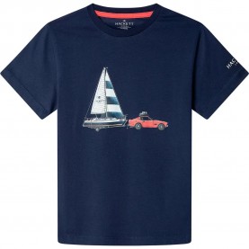 тениска,детски,тениски,hackett,car,short,sleeve,t,shirt,ink,blue,(blue)