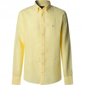 риза,с,дълъг,ръкав,мъжки,ризи,hackett,ess,gmd,linen,brpt,long,sleeve,shirt,yellow,(pale,yellow)