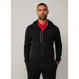 блуза,мъжки,пуловери,hackett,fusion,full,zip,sweatshirt,black,(black)