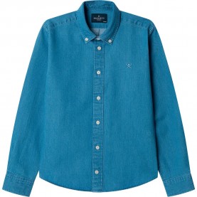 Риза с дълъг ръкав Hackett HK301760 long sleeve shirt - Blue (Chambray Blue) риза,с,дълъг,ръкав,дамски,ризи,мъжки,ризи,hackett,hk301760,long,sleeve,shirt,blue,(chambray,blue)