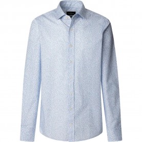риза,с,дълъг,ръкав,мъжки,ризи,hackett,mini,leaves,print,long,sleeve,shirt,blue