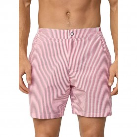 бански,гащета,мъжки,бански,костюми,hackett,seersucker,tailored,swimming,shorts,pop,red,(pink)