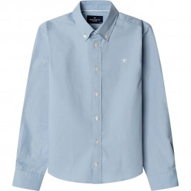 Риза с дълъг ръкав Hackett Washed Oxford long sleeve shirt - Blue (Blue) риза,с,дълъг,ръкав,детски,ризи,hackett,washed,oxford,long,sleeve,shirt,blue,(blue)