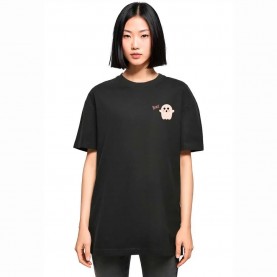 тениска,дамски,тениски,mc,clothes,boo,ghost,short,sleeve,t,shirt,black