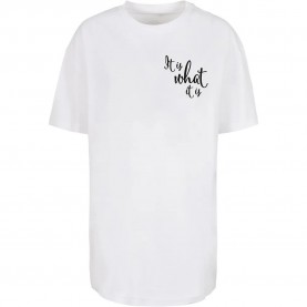 тениска,дамски,тениски,mc,clothes,it,is,what,it,is,short,sleeve,t,shirt,white,(white)