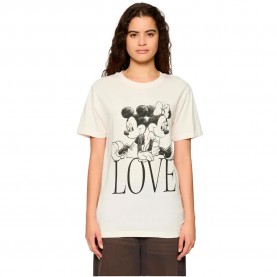 тениска,дамски,тениски,mc,clothes,minnie,loves,mickey,short,sleeve,t,shirt,beige,(pink,marshmallow)