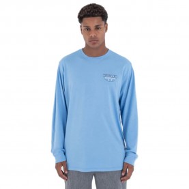 тениска,мъжки,тениски,hurley,customs,long,sleeve,t,shirt,blue,(aquifer,heather)