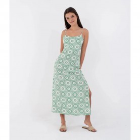 рокля,дамски,поли,и,рокли,hurley,mikonos,sleeveless,midi,dress,green