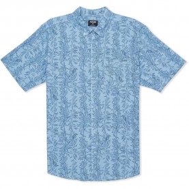 Риза с къс ръкав Hurley One And Only Stretch short sleeve shirt - Blue (Kingdom Blue Heather) риза,с,къс,ръкав,дамски,ризи,мъжки,ризи,hurley,one,and,only,stretch,short,sleeve,shirt,blue,(kingdom,blue,heather)