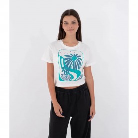 Тениска Hurley Organic Zenith short sleeve T-shirt - White (Marshmallow) тениска,мъжки,тениски,дамски,тениски,hurley,organic,zenith,short,sleeve,t,shirt,white,(marshmallow)