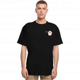 Тениска Mc clothes Halloween Boo Ghost short sleeve T-shirt - Black (Purple Night) тениска,мъжки,тениски,mc,clothes,halloween,boo,ghost,short,sleeve,t,shirt,black,(purple,night)