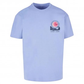 Тениска Mc clothes Sunset Charm Oversized short sleeve T-shirt - Blue (Viola Blue) тениска,мъжки,тениски,дамски,тениски,mc,clothes,sunset,charm,oversized,short,sleeve,t,shirt,blue,(viola,blue)