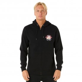 блуза,мъжки,пуловери,rip,curl,dazed,full,zip,sweatshirt,black