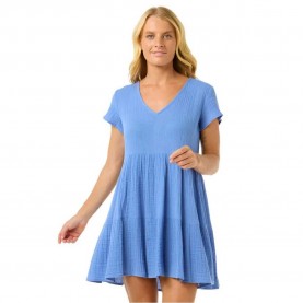рокля,дамски,поли,и,рокли,rip,curl,premium,surf,short,sleeve,short,dress,blue