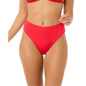 дамски,бански,костюми,rip,curl,premium,surf,retro,high,good,bikini,bottom,red