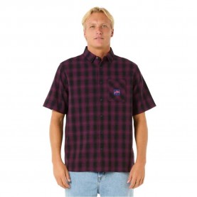 риза,с,къс,ръкав,мъжки,ризи,rip,curl,raw,energy,plaid,short,sleeve,shirt,purple,(deep,plum)