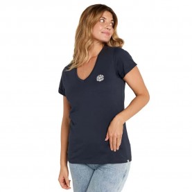 тениска,дамски,тениски,rip,curl,re,entry,short,sleeve,v,neck,t,shirt,navy,(blue)