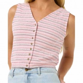 тениска,дамски,тениски,rip,curl,sanza,waffle,ii,sleeveless,t,shirt,pink,(red)