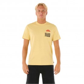 тениска,мъжки,тениски,rip,curl,sun,soaker,pocket,short,sleeve,t,shirt,yellow,(straw)