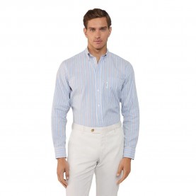 риза,с,дълъг,ръкав,мъжки,ризи,façonnable,balance,stripe,long,sleeve,shirt,orange,(blue)