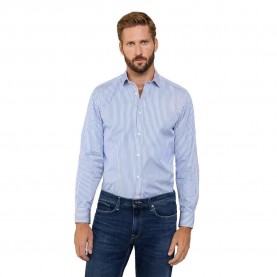 риза,с,дълъг,ръкав,мъжки,ризи,façonnable,bengal,stripe,long,sleeve,shirt,regal,blue,(blue)