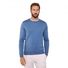 блуза,мъжки,пуловери,façonnable,mer,silk,sweater,blue