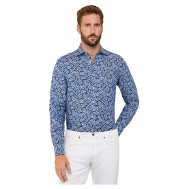 риза,с,дълъг,ръкав,мъжки,ризи,façonnable,palm,long,sleeve,shirt,naval,blue,(blue)