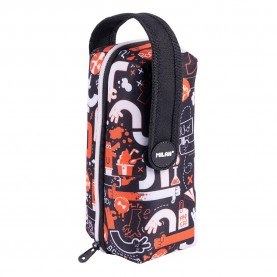 канцеларски,принадлежности,milan,kit,4,filled,pencil,cases,fingers,special,series,black