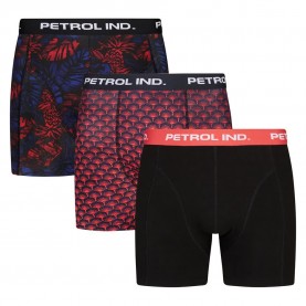боксерки,мъжко,бельо,petrol,industries,m,1050,bxr303,boxers,3,units,multicolor,(black)