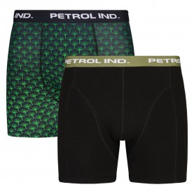 боксерки,мъжко,бельо,petrol,industries,m,1050,bxr211,boxers,2,units,green,black,(black)
