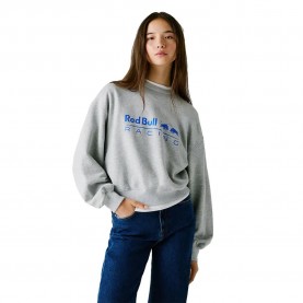 Блуза Red bull racing Logo sweatshirt - Grey (Marl Grey) блуза,дамски,блузи,red,bull,racing,logo,sweatshirt,grey,(marl,grey)