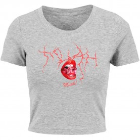 тениска,мъжки,тениски,miss,tee,muah,cropped,short,sleeve,t,shirt,grey,(grey)