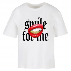 тениска,мъжки,тениски,miss,tee,smile,for,me,short,sleeve,t,shirt,white,(white)