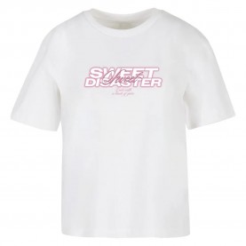 тениска,мъжки,тениски,miss,tee,sweet,disaster,short,sleeve,t,shirt,white