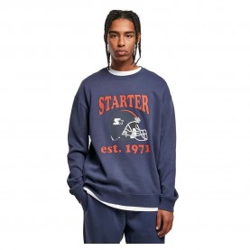 футболна,фланелка,мъжки,пуловери,starter,black,label,starter,football,sweatshirt,blue,(dark,blue)